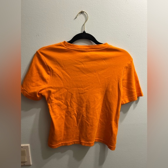 Les Benjamins Orange Crop top size XS - Picture 4 of 4